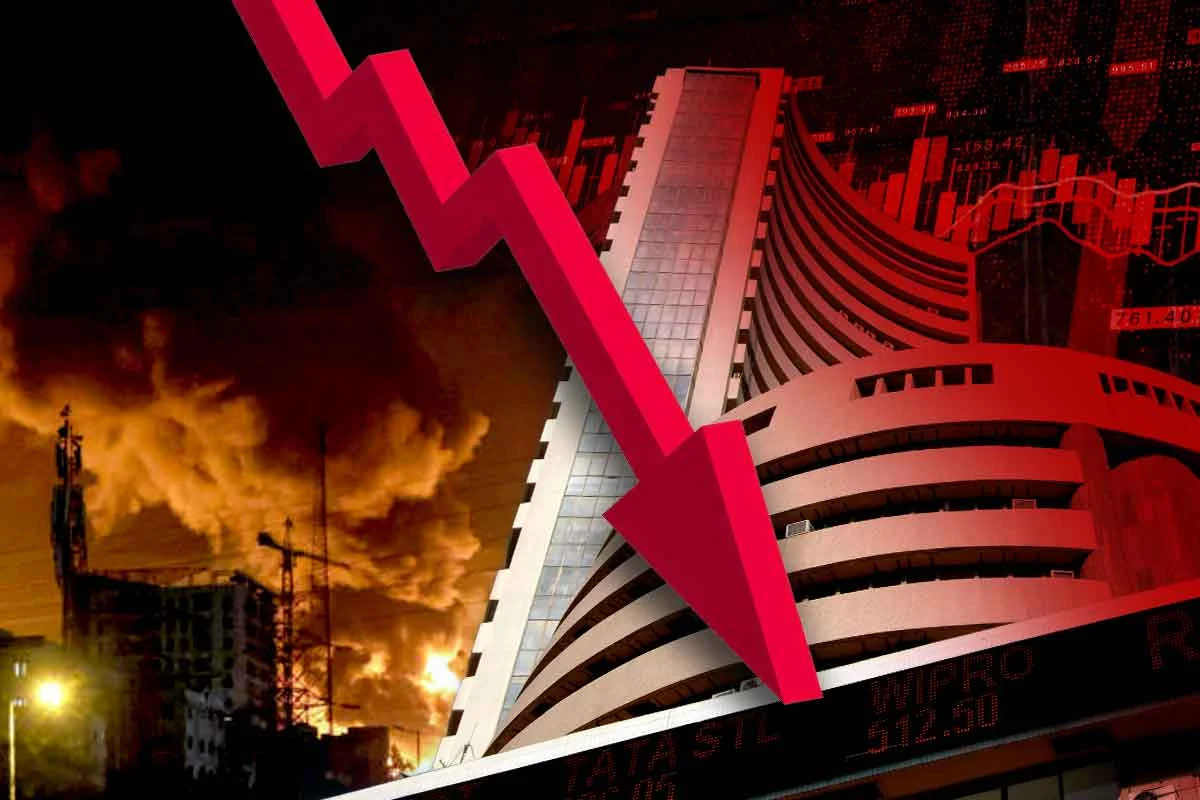 Sensex Crashes 1,500 Points and Nifty Falls 488 as Crude Oil Crosses $110 Amid West Asia War